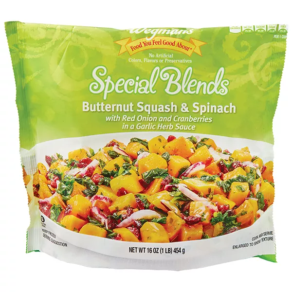 Wegmans Special Blends Frozen Butternut Squash & Spinach