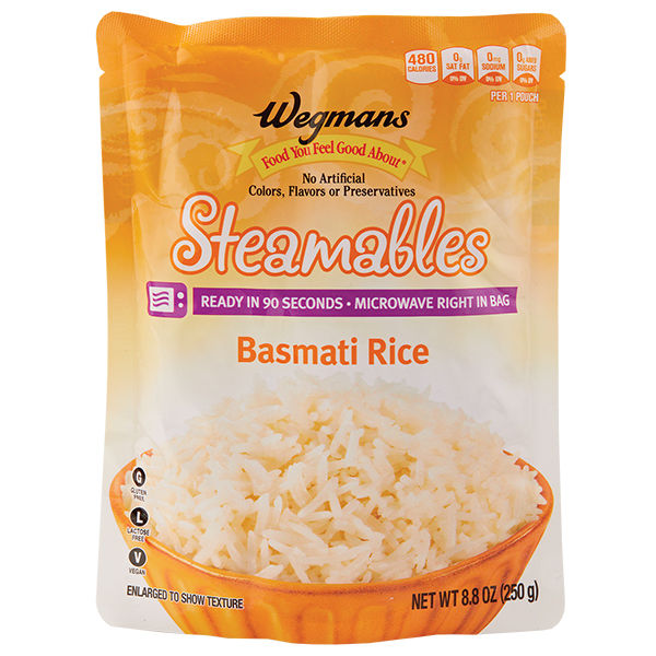 Wegmans Steamables Basmati Rice