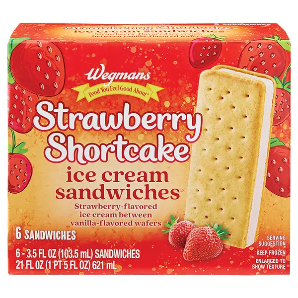 Wegmans Strawberry Shortcake Ice Cream Sandwiches