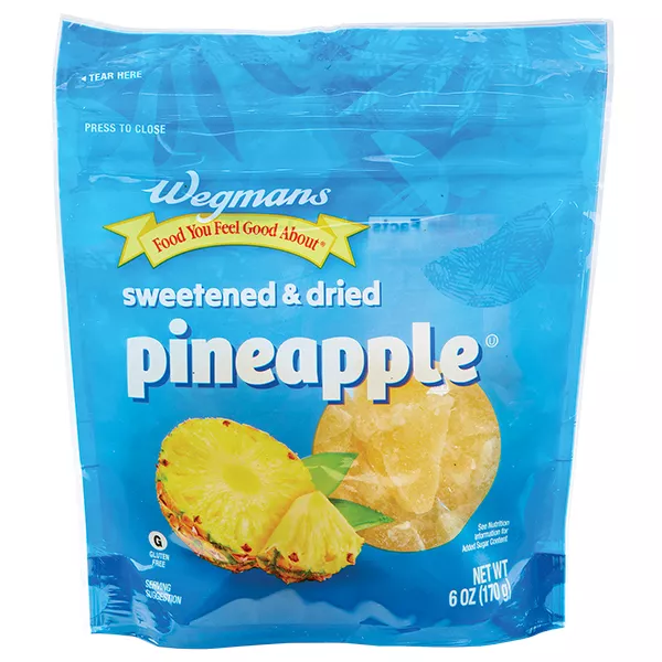 Wegmans Sweetened & Dried Pineapple