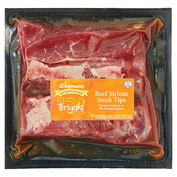Wegmans Teriyaki Beef Sirloin Steak Tips