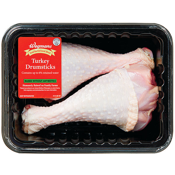 Wegmans Food You Feel Good About Fresh Turkey Drumsticks 2 Count