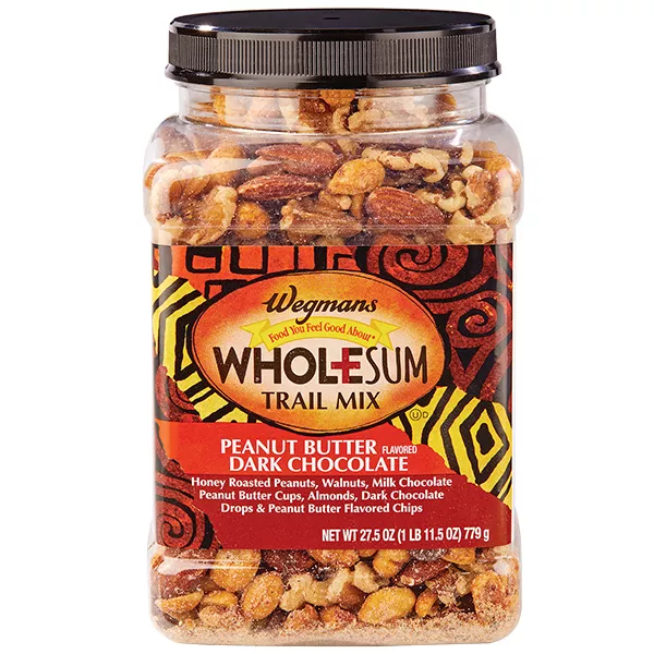 Wegmans Wholesum Peanut Butter Flavored Dark Chocolate Trail Mix