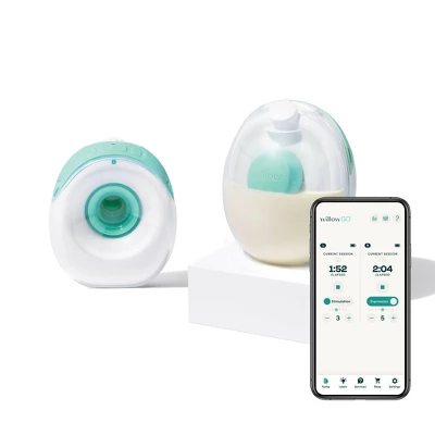 Willow Go Wearable Hands-Free, Cord-Free Double Electric Breast Pump