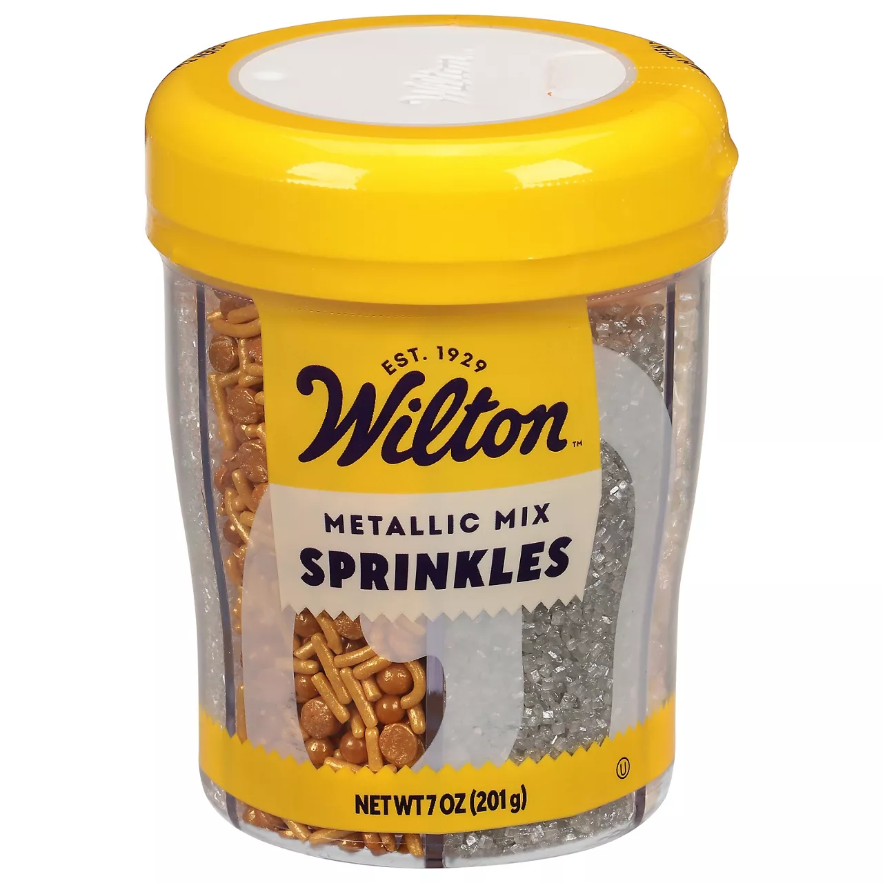 Wilton 6-Cell Metallic Sprinkles Mix with Turning Lid