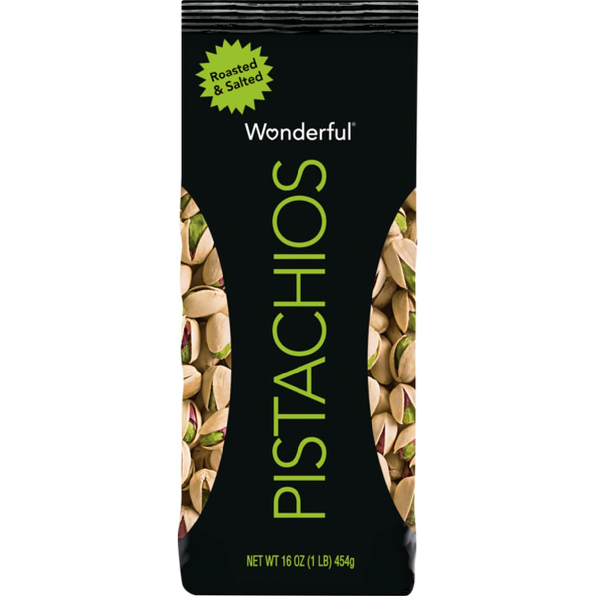 Wonderful Pistachios, In Shell Roasted & Salted Nuts, 16 Ounce Bag