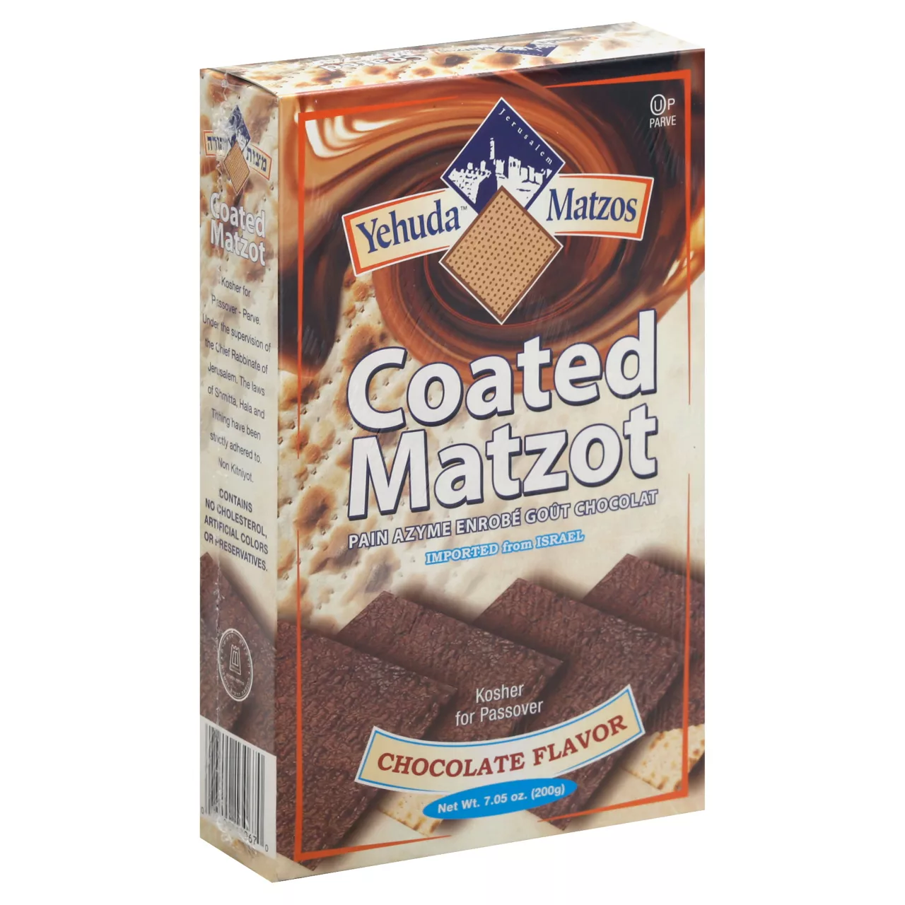 Yehuda Matzos Matzot, Coated, Chocolate Flavor