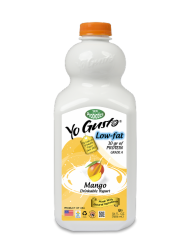 YoGusto Yogurt, 2% Low-Fat, Mango