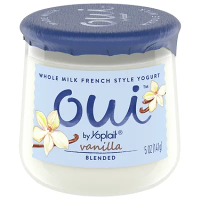 Oui By Yoplait French Style Yogurt, Non-Gmo, Gluten Free Yogurt, Vanilla