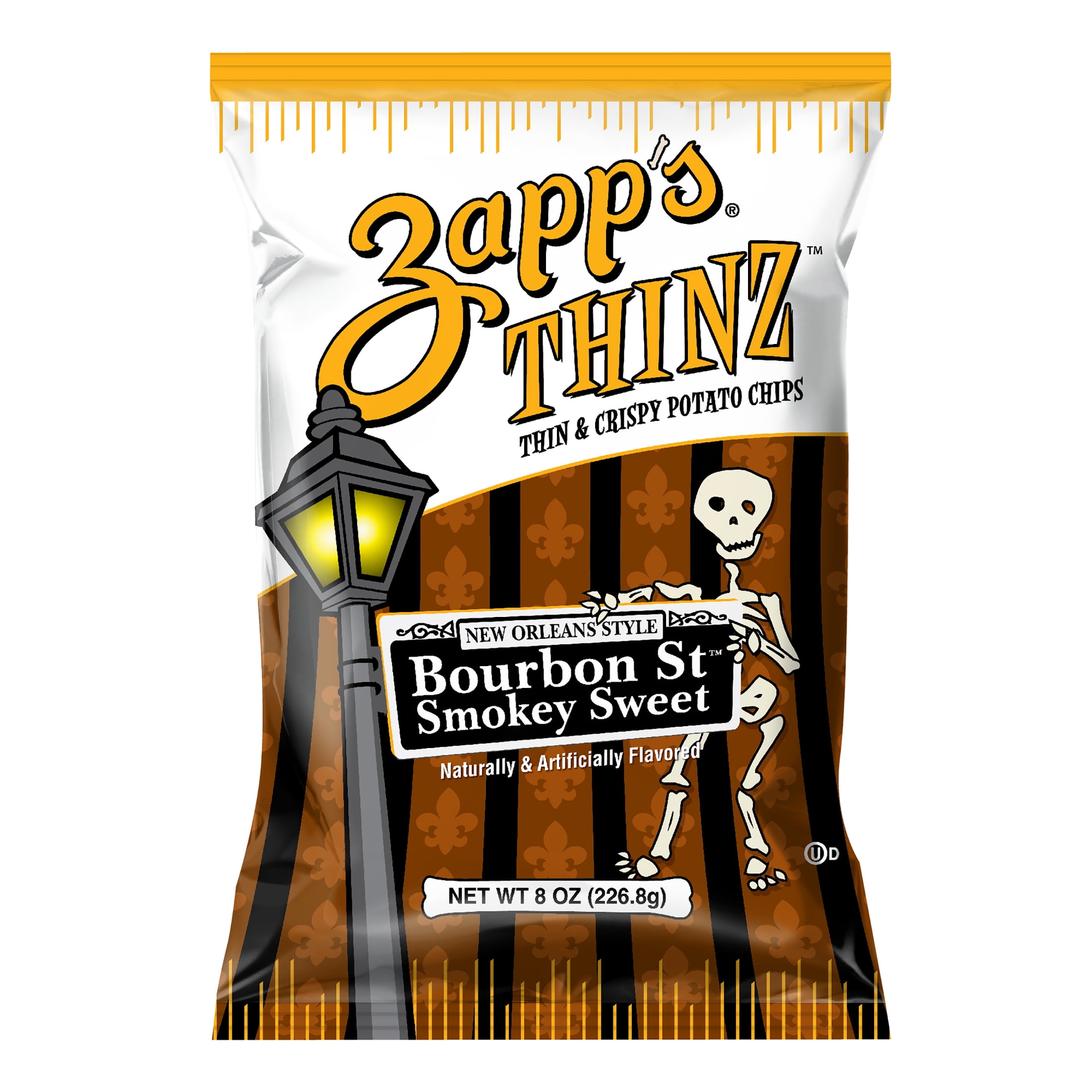 Zapp's Potato Chips, Thin & Crispy, New Orleans Style, Bourbon St Smokey Sweet