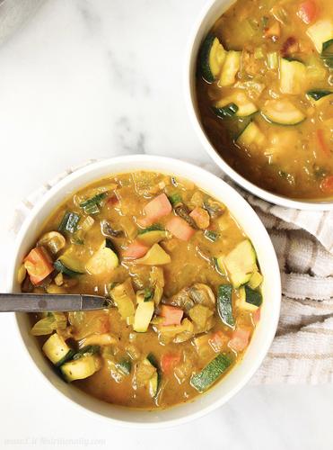 30 Minute Immune Boosting Veggie Soup