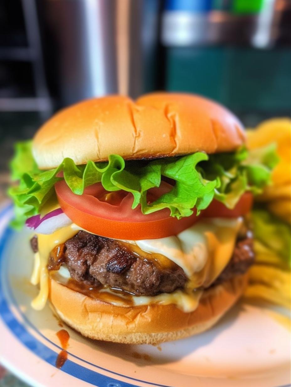 AirFried Juicy Burgers