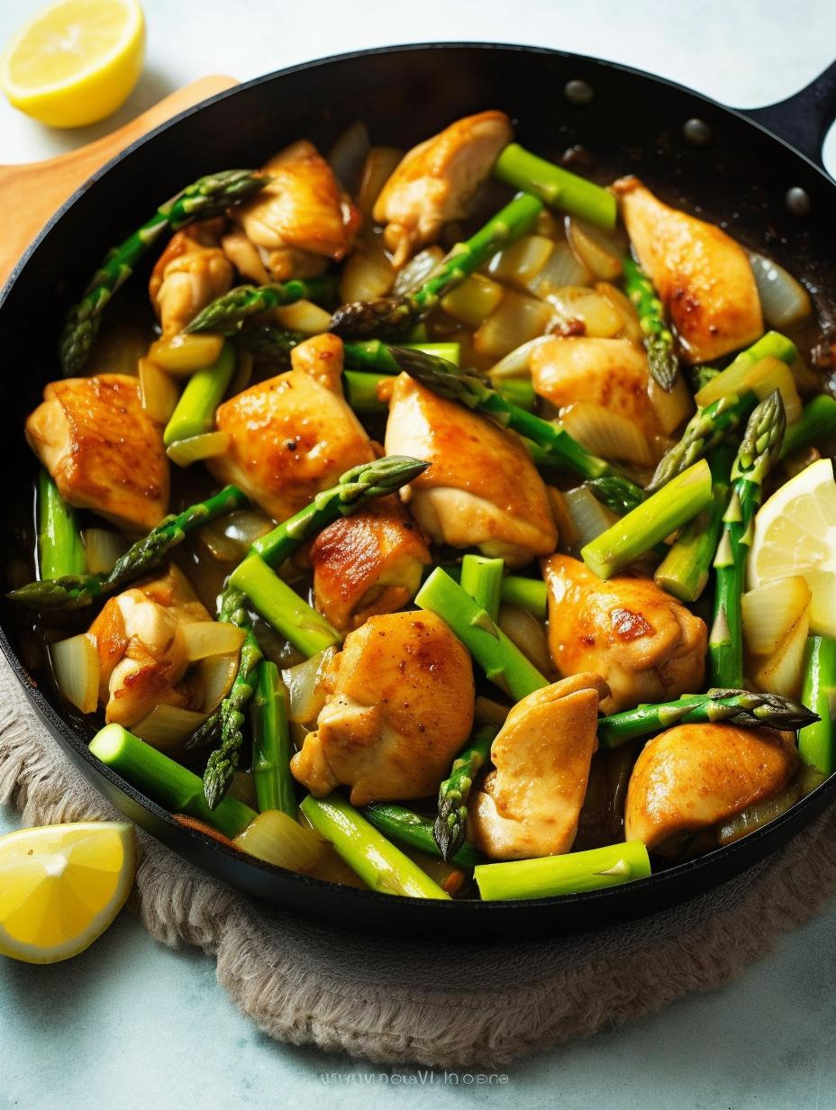 Aromatic Chicken and Asparagus Sauté