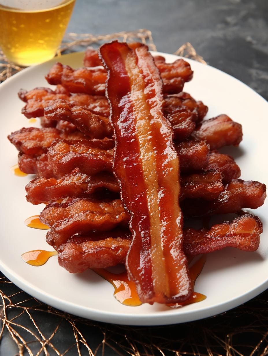 Brown Sugar Cinnamon Glazed Bacon