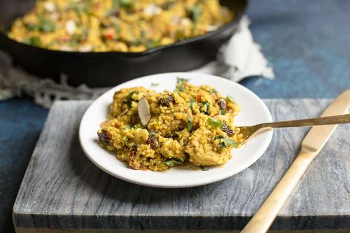 Cauliflower Rice Chicken Biryani