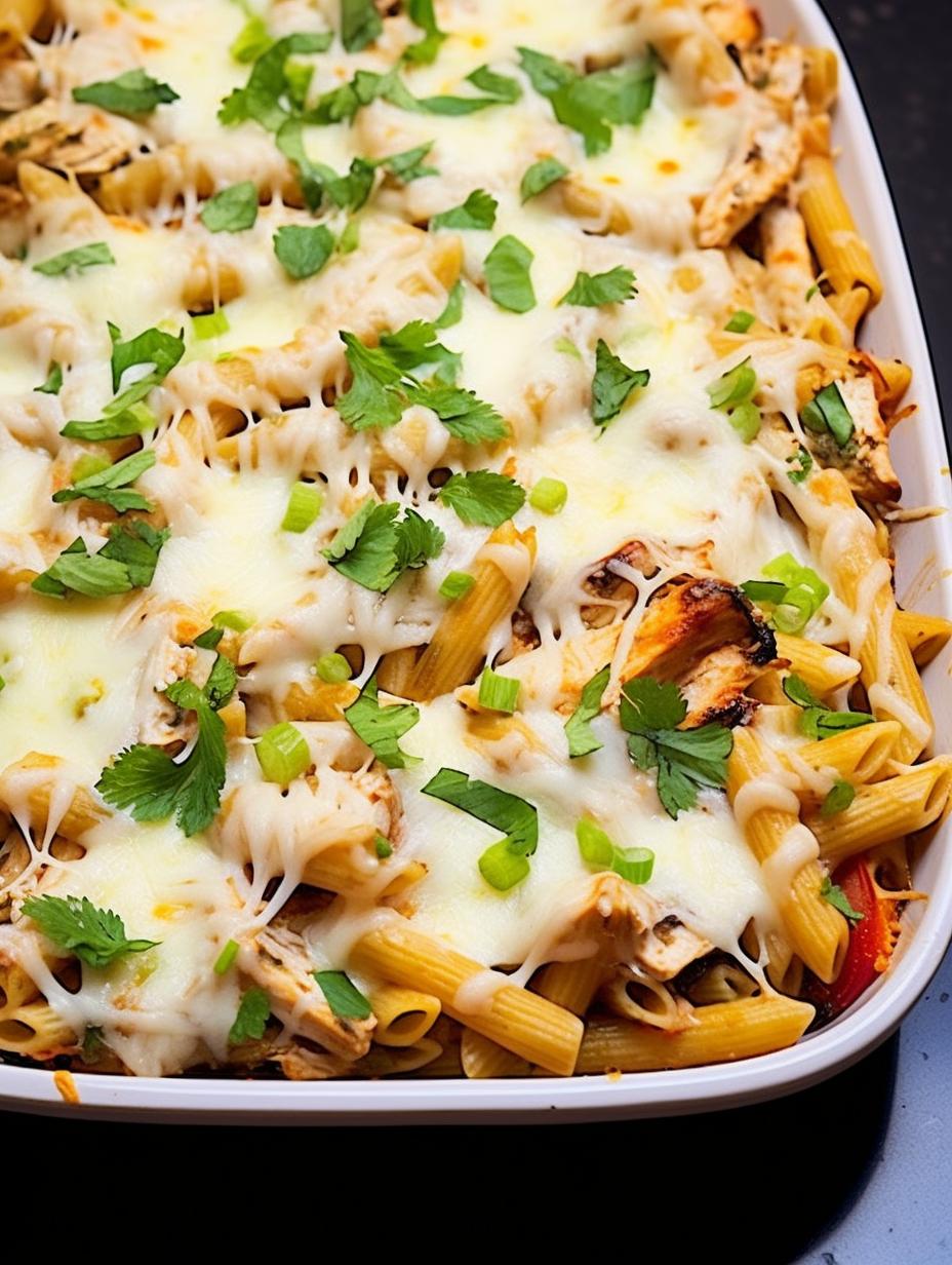 Cheesy Chicken Alfredo Bake