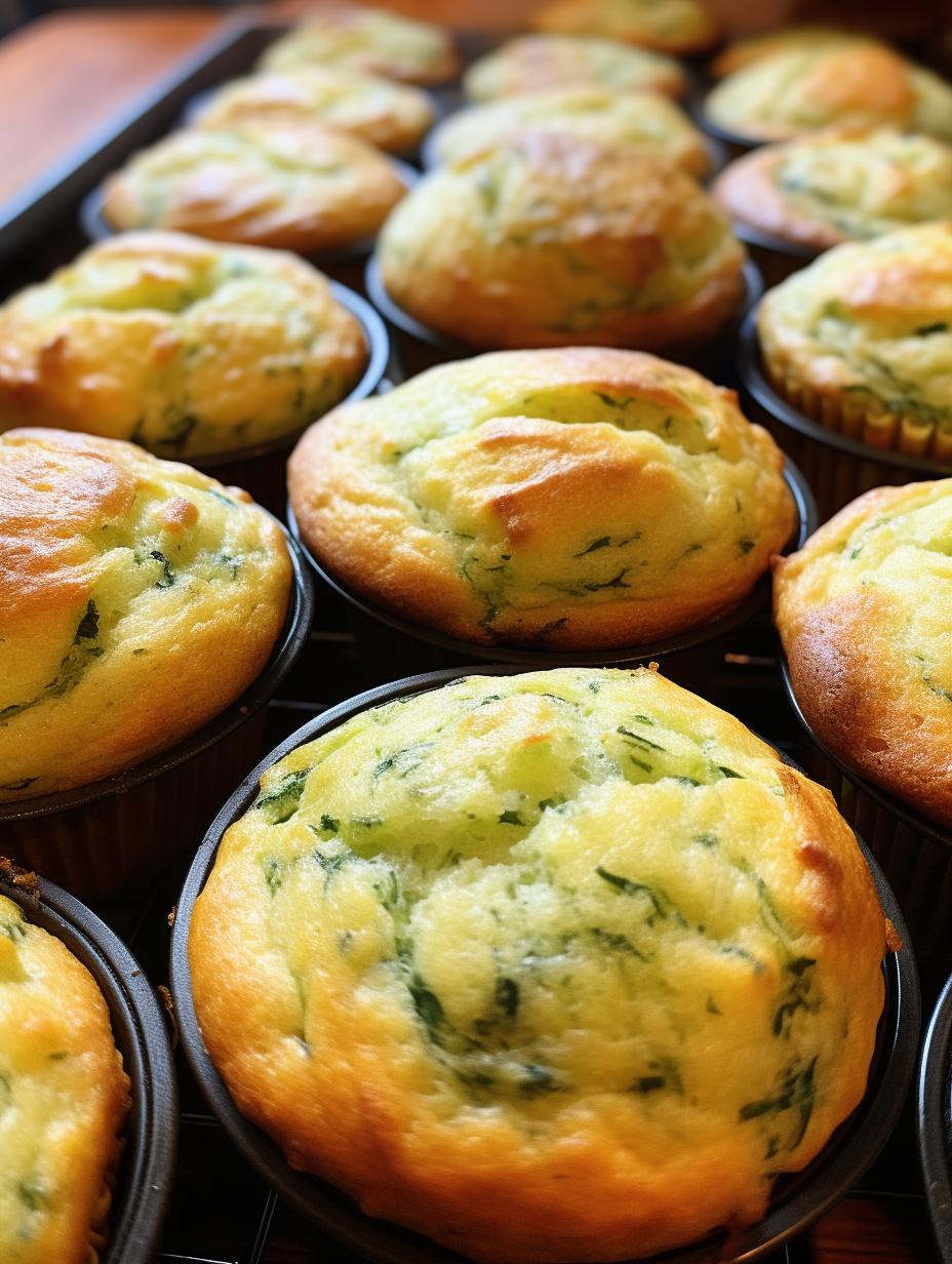 Cheesy Spinach Ricotta Muffin Bites