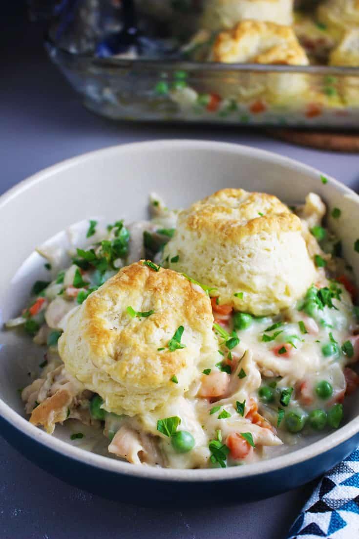 Chicken and Biscuits Casserole