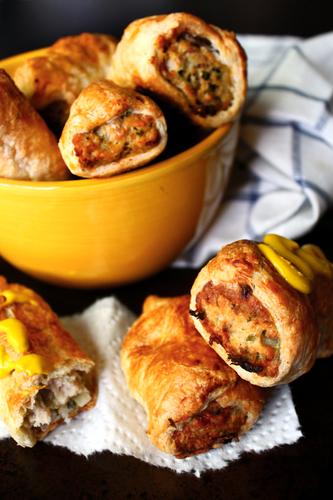 Chicken & Bacon Sausage Rolls