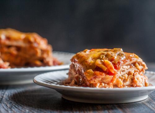 Chicken Burrito Lasagna 