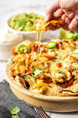 Chicken Fajita Nachos