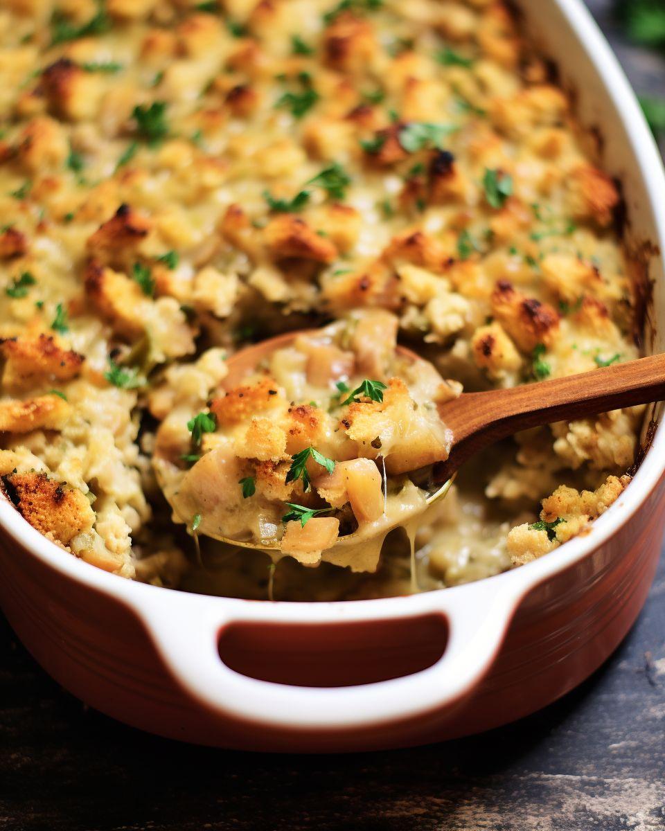 Chicken & Stuffing Bake