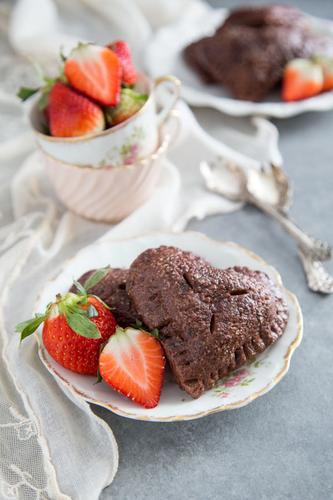 Chocolate Strawberry Hand Pie