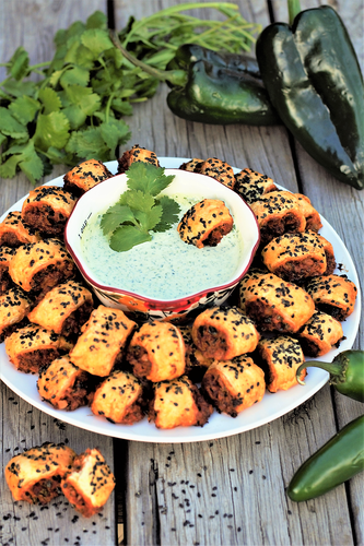 Chorizo Poblano Sausage Rolls