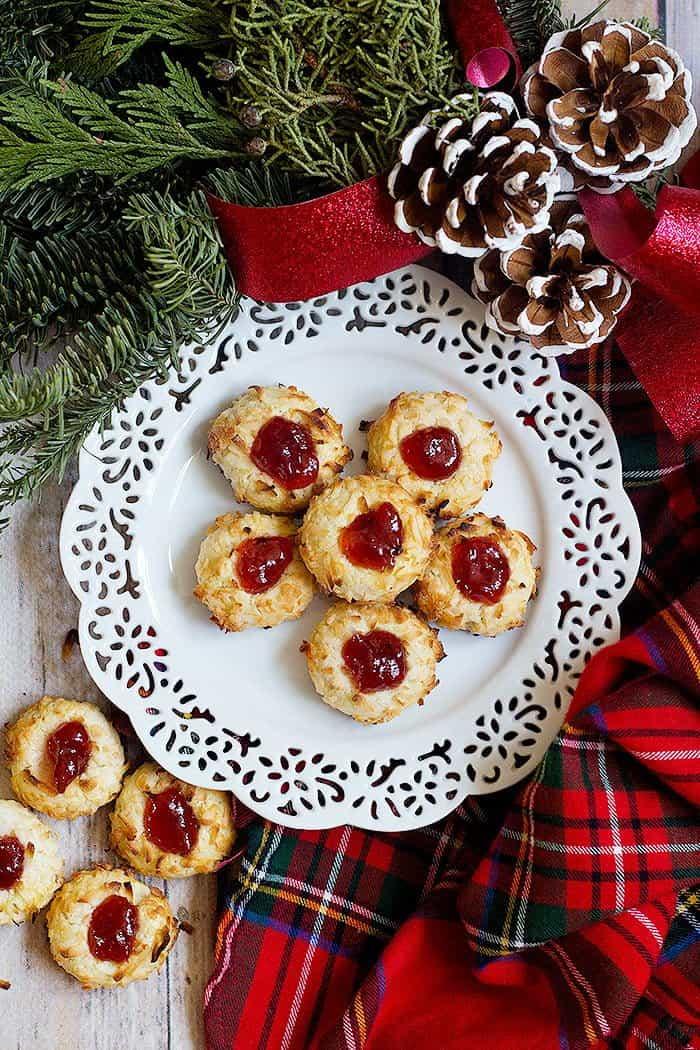 Coconut Thumbprint Cookies