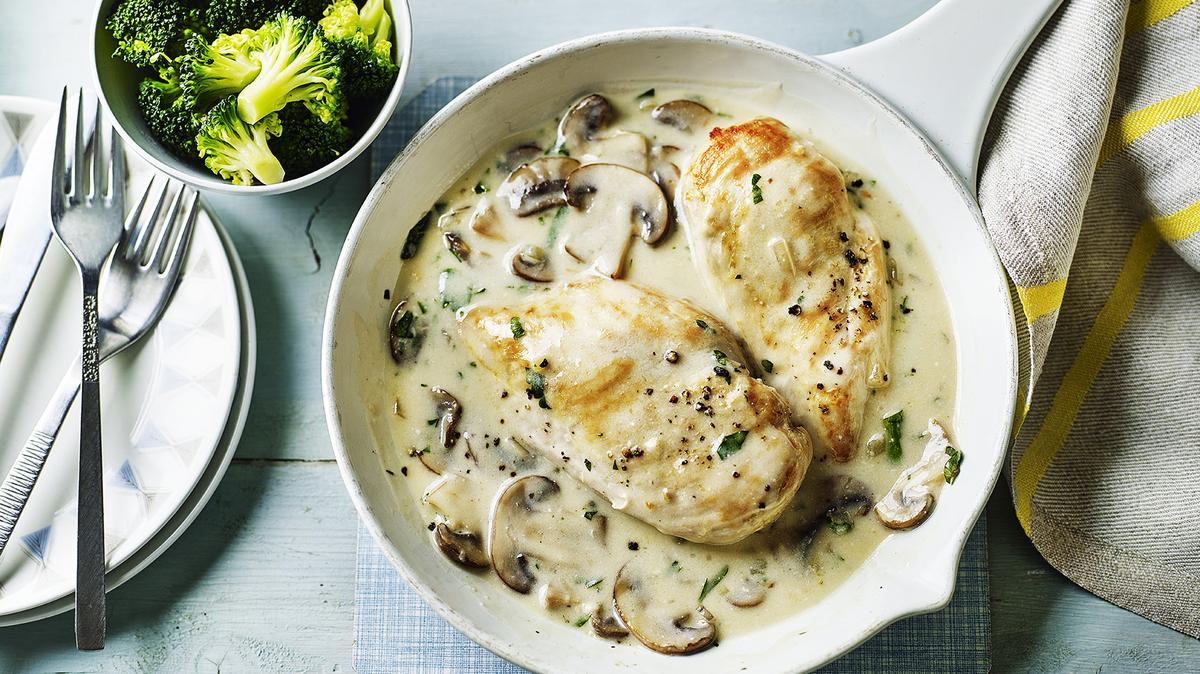 Creamy mushroom chicken