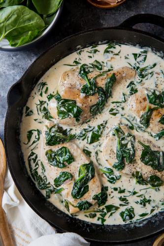 Creamy Spinach Chicken Florentine