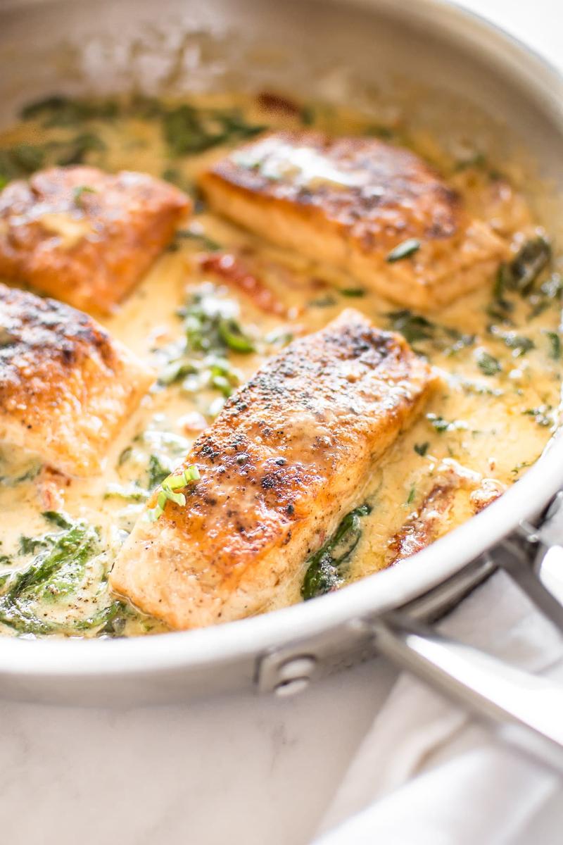 Creamy Tuscan Salmon Recipe