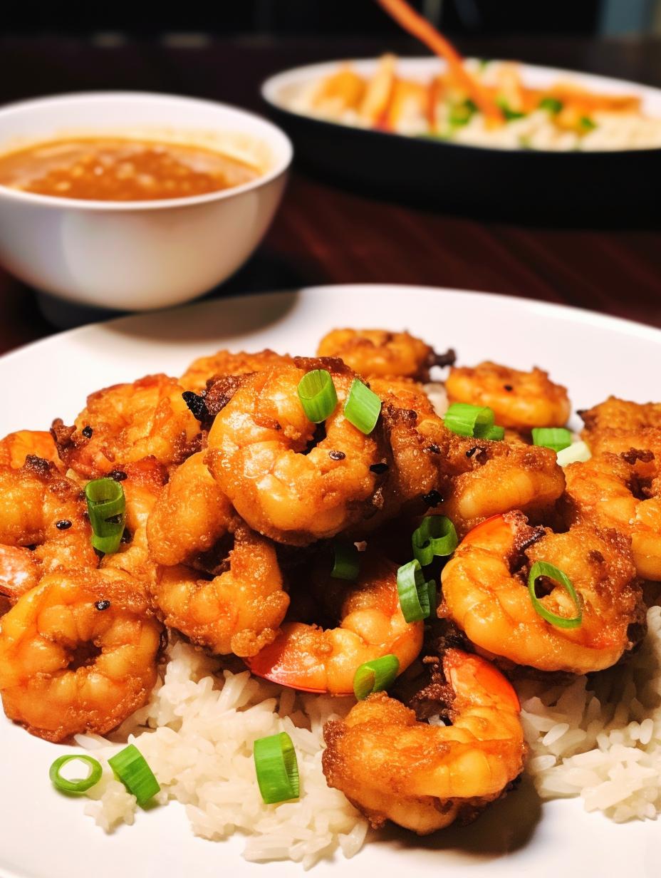 Crispy Air-Fried Shrimp with Yum Yum Sauce