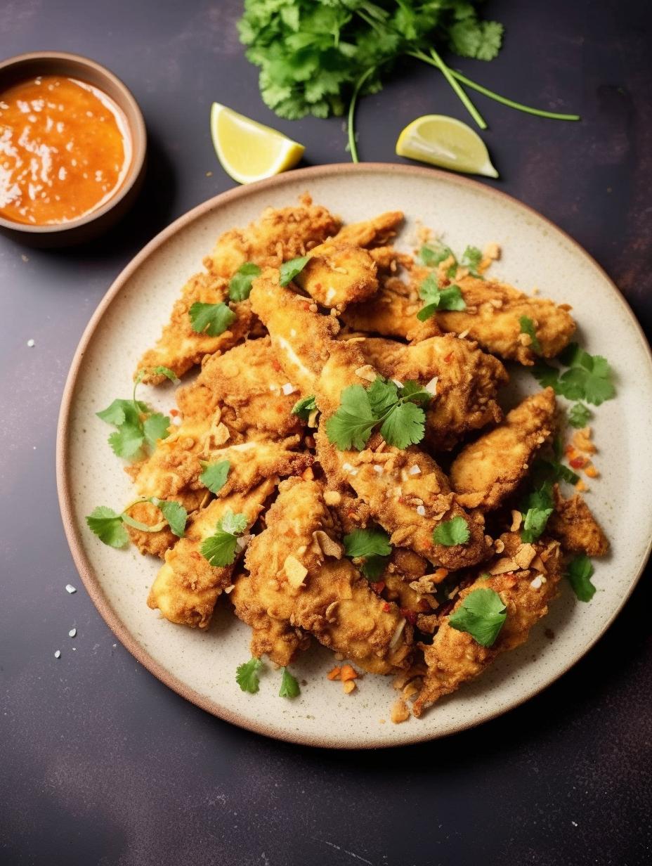 Crispy Bang Bang Chicken from Air Fryer