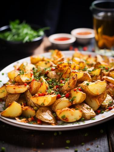 Crispy Golden Potatas Bravas