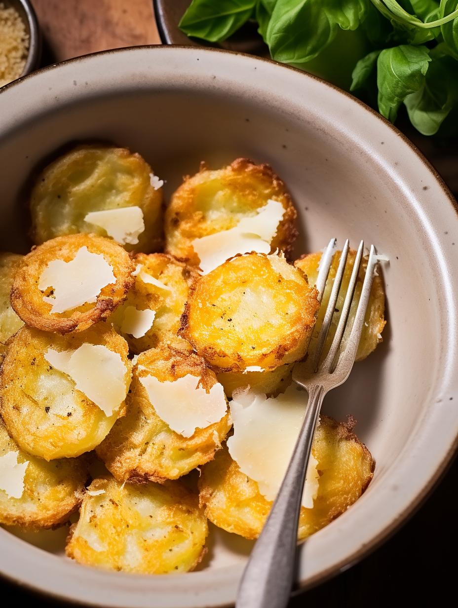 Crispy Parmesan Egg Bites
