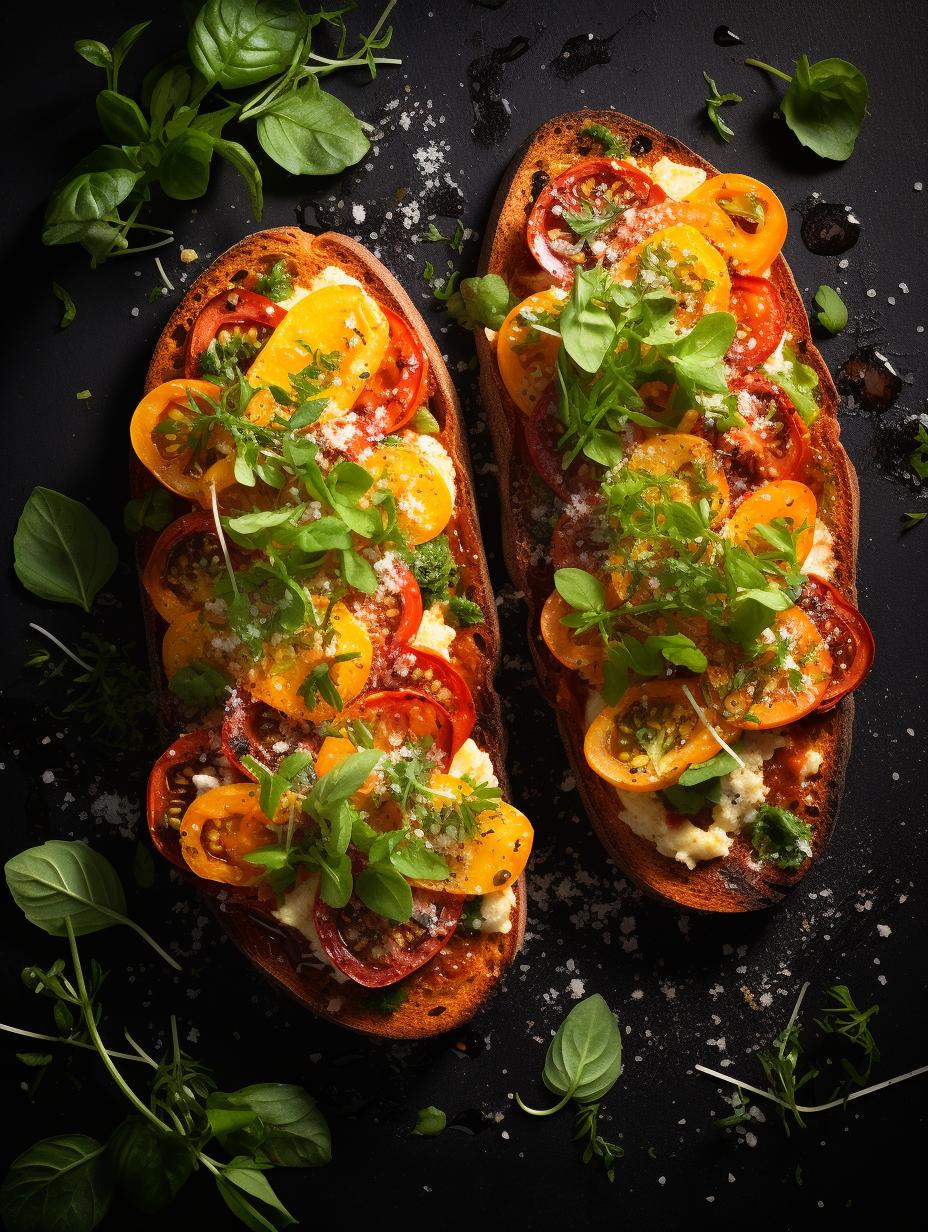 Crispy Sweet Potato Toast with Toppings