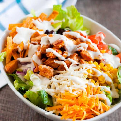 Crock Pot BBQ Chicken Salad