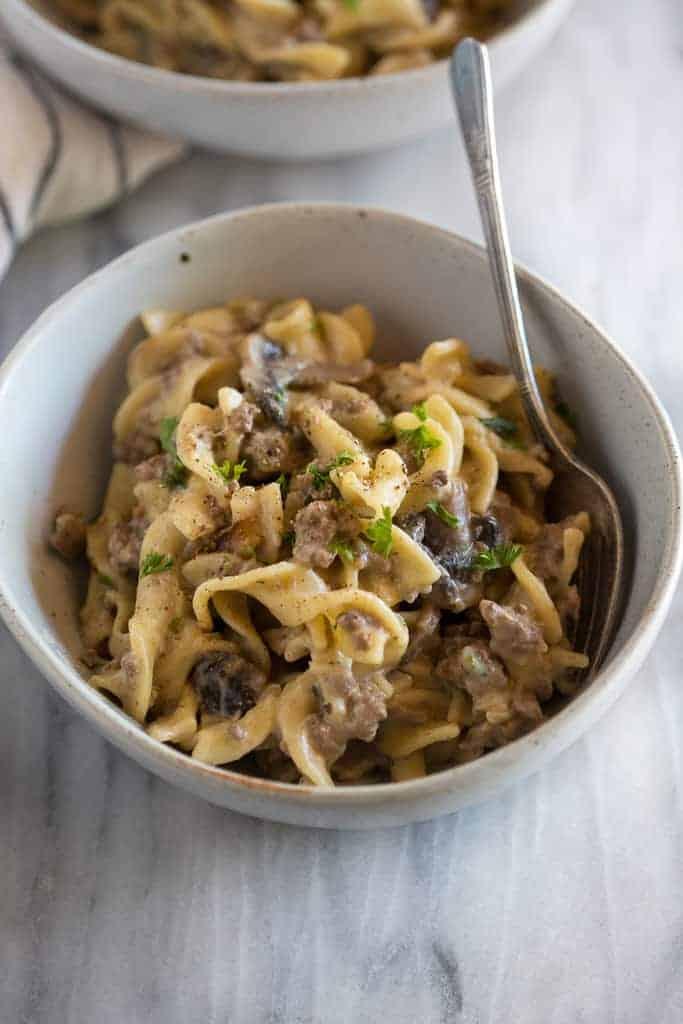 Easy Instant Pot Stroganoff