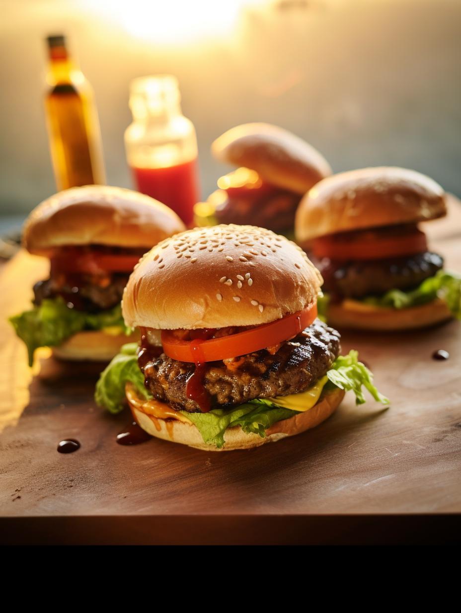 Exploding Cheddar-Infused Grill Burgers