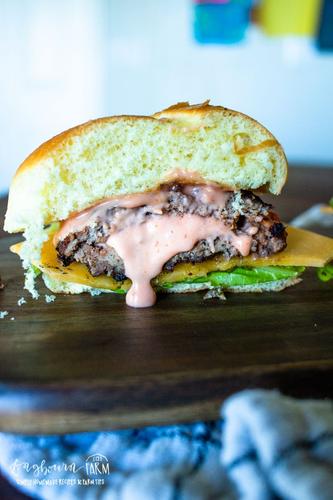 Ultimate Cheesy Beef Burger With Tangy Special Sauce