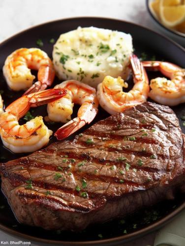 Garlic-Butter Surf and Turf Delight