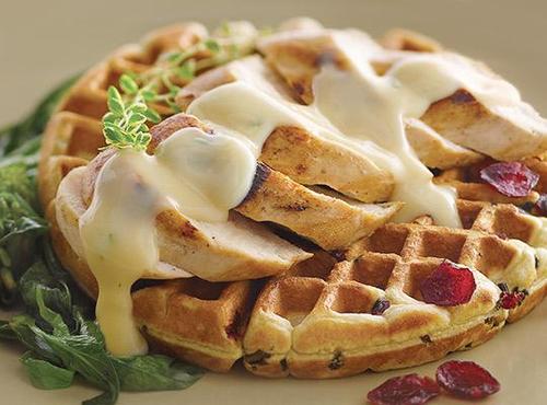 Guiltless Chicken and Waffles