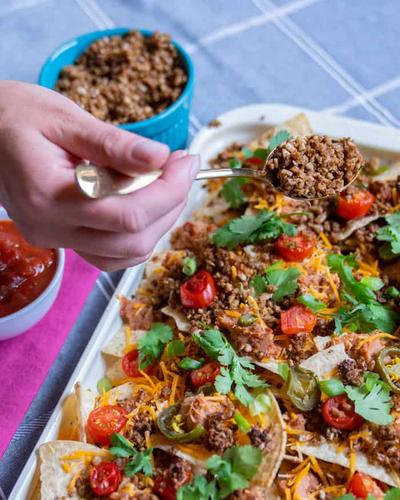 High Protein Vegan Ground Beef