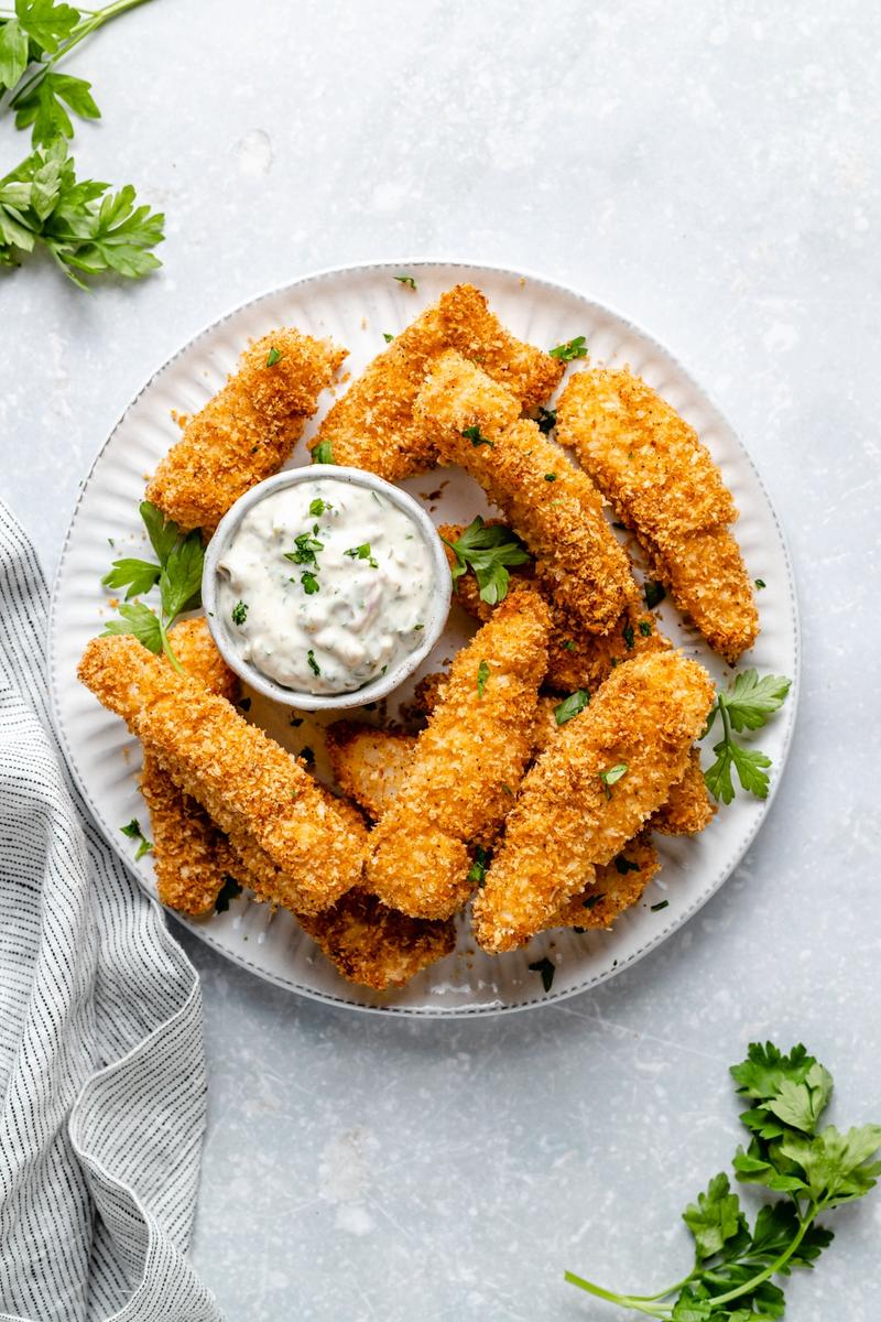 Homemade Crispy Baked Fish Sticks