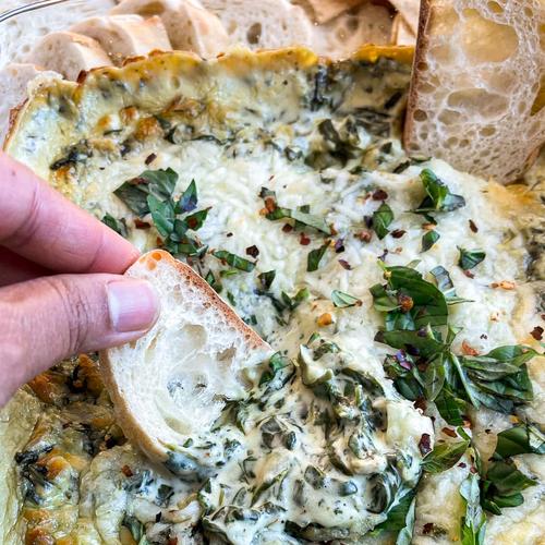 Jalapeno Spinach Cream Cheese Dip