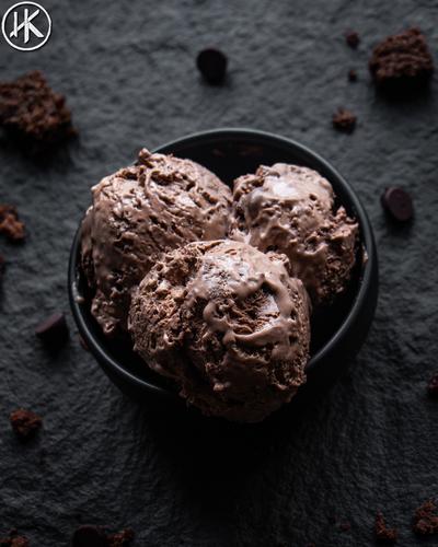Keto Triple Chocolate Ice Cream