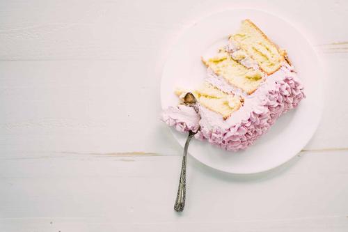 Lemon Cake with Raspberry Cream Frosting