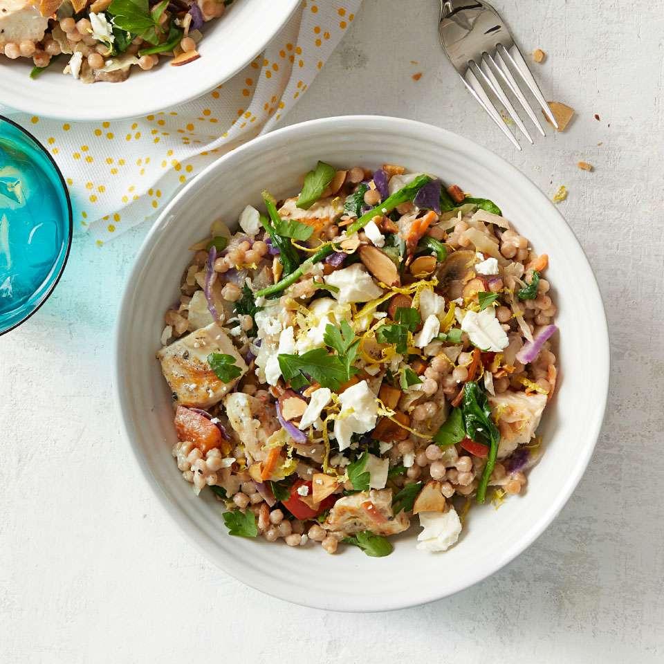 LemonTahini Couscous with Chicken & Vegetables