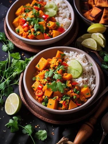 Luscious Vegan Sweet Potato Chickpea Curry